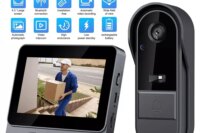 Wireless Wifi Doorbell Camera 1080P Video Intercom Doorbell Waterproof 4.3in IPS Screen Home Security Door Bell IR Night Vision