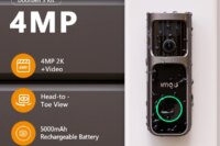 IMOU 2k Video Doorbell 3 with Chime fisheye lens Human Package Detection Rechargeable Battery Two-way Talk Waterproof 360° View