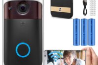 Video Doorbell Camera HD WiFi Doorbell Wireless Operated Motion Detector Audio & Speaker Night Vision for iOS&Android