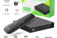 4K Linux TV Box Pi2 ACECONN TVPlus Streaming Set-top Box TVONAIR Player 1GB+8GB IPTV Abonment Box