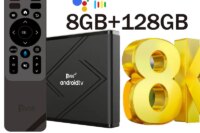 New TV98 ATV Pro Plus TV Box Android 14 Media Player 4G 5G Dual Wifi6 8K 4K BT5.0 Voice remote Allwinner H313 Quad Core iptv