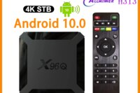 X96Q Android10 TV Box Allwinner H313 Quad Core 4K Smart TV BOX 2GB16GB Wifi Youtube Netflix MultiLanguage Streaming Media Player