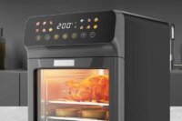 Air Fryer Household Visible Capacity Steaming Oven All-in-One Machine Intelligent Electric Fryer Multi-Function Touch Control