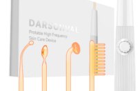 DARSONVAL High Frequency Electrode Wand Machine Neon Electrotherapy Glass Tube Acne Spot Wrinkles Remover Beauty Facial Care