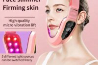 Electric V-Facial Beauty Massager, Adjustable Intensity Facial Massage Device With LCD Display, Valentines Gift
