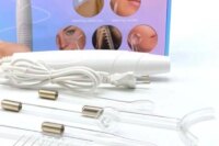 Beauty 5 in 1 High Frequency Electrode Wand Electrotherapy Glass Tube Home Spa Beauty Device Facial Therapy Wand