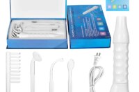 Portable Handheld High Frequency Skin Therapy Wand Electrode Glass Tube Skin Wrinkle Reducing Alta Frecuencia Wands