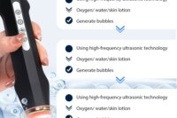 Portable Oxygen Bubble Pen Rechargeable CO2 Oxygen Bubble Machine Deep Clean Dirt Oil Keratin Smooth Wrinkles Whiten Tender Skin