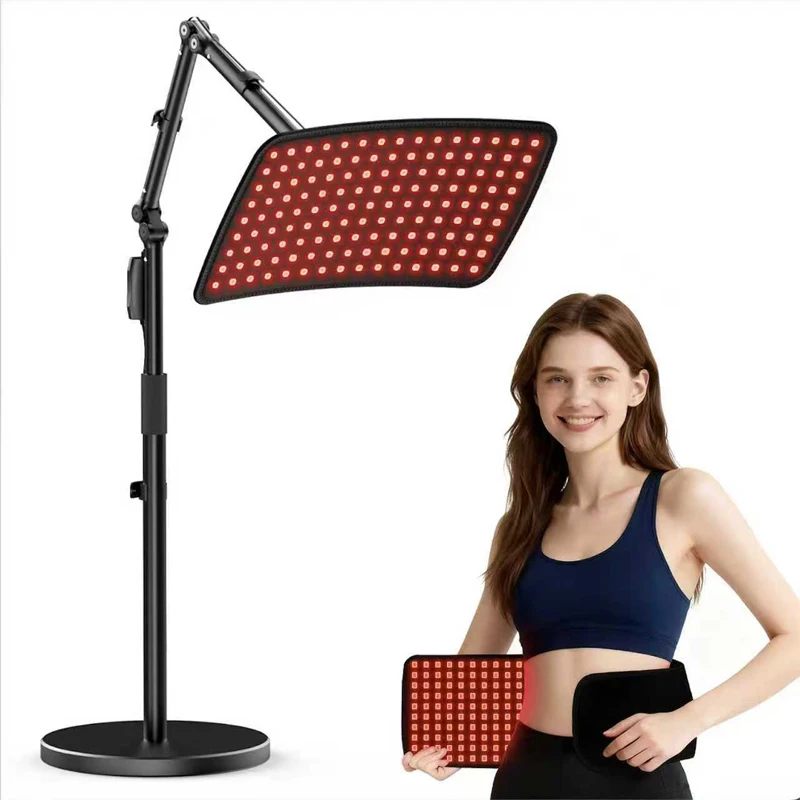 660nm 850nm Red Light Therapy Device with Stand Wrap Infrared Lamp for Body Face Pain Relief Skin Care Recovery Home Beauty 660nm 850nm Red Light Therapy Device with Stand Wrap Infrared Lamp for Body Face Pain Relief Skin Care Recovery Home Beauty