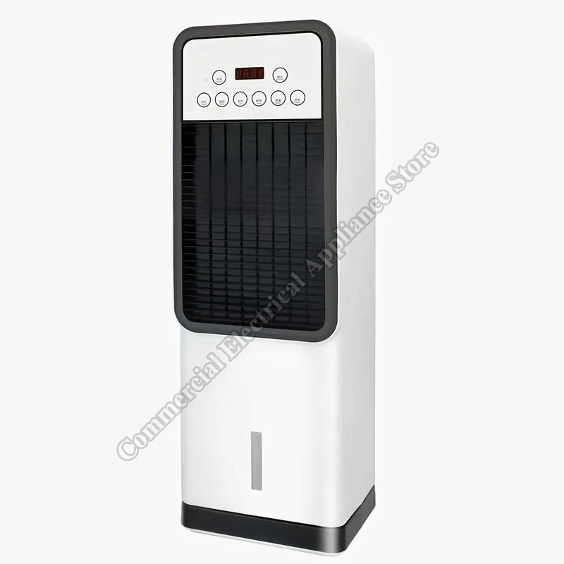 Water-Cooled Air Conditioner Fan Vertical Portable Electric Fan Household Mobile Cooling And Heating Dual‑use Heating Fan