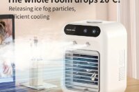 USB Desktop Fan Water tank Mini Air Cooler Portable Personal Cooling Device 1800mAh Lithium Battery Low Voltage Operation Fan