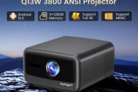 Touyinger Q13W 3800ANSI Full HD 4K Decoder Android 15 Support MEMC Smart TV Home Theater Fully Sealed Optical Projector