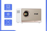 BYINTEK T5  Max Full HD 1080P Projector 4K 1000ANSI Android WiFi 6 Auto Focus ProfessionalBass Home Theater Projector for Video