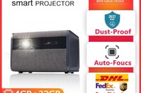 Huaweishi-J10 LED Projector, 1920x1080P, Autofocus, 4K, HD Video, Outdoor Mobile Phone, Android Smart Home Theater, New