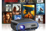 CAIWEI A10R 3800ANSI 1920 * 1080P Full HD 4K Projector Smart Android Auto Focus Outdoor Home Cinema Projectors for Movies Video