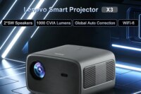 Lenovo X3 4K Projector HDR 10 Decode 1000CVIA Brightness Home Cinema Media Video Full HD with Wifi6 & BT Android Smart TV Beamer