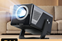 X7 Native 1080P Smart Projector 8K 4K Support/1000 ANSI/ with Android 14 OS, Compatible with Netflix YouTube, Auto Focus