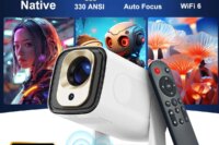 Magcubic HY310 Projector Auto Focus 4K Native 1080P 330ANSI Android11 5W Speaker Air Mouse Voice Assistant Upgrated HY300