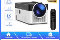 Magcubic HY450 Ultra Short Throw Projector 900ANSI 8K 1080P BT5.4 Auto Offset Electronic Focus Home Theater Voice