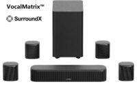 ULTIMEA 350W 7.1ch Virtual Surround Soundbar, Home Theater TV Sound Bar with Subwoofer&4 Surround Speakers, Smart App Control