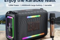 Zealot-S95M Speaker Bluetooth Karaoke Party Speaker with 2 Way Sound System 120W Output Built-in/Wired Mic for party