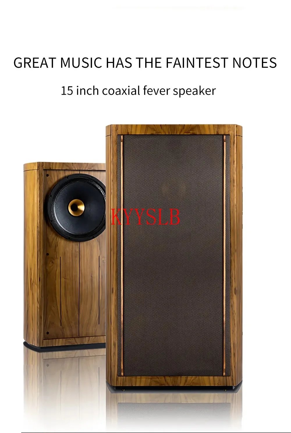 15-inch Hifi Bookshelf  Coaxial Speaker High Fidelity Home Theater Speaker home High Quality Coaxial Passive Speaker 300W