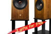 hifi speak Banlong high-end fevergrade 12-inch coaxial bass bookshelf hifi bookshelf speakers high-fidelity passive audio veneer
