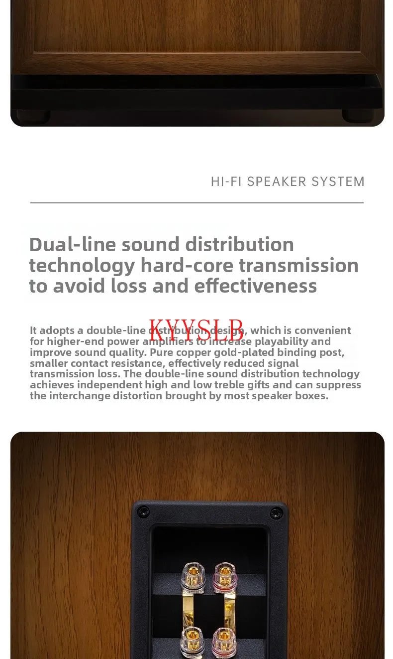200W 10-inch Home Passive Speaker High-power Audiophile Hifi Bookshelf Speaker Three-way High-fidelity Floor-standing Speakers