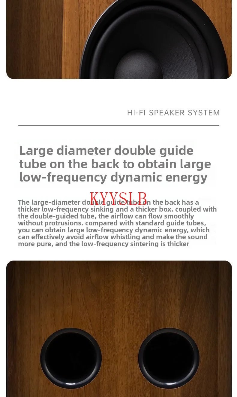 200W 10-inch Home Passive Speaker High-power Audiophile Hifi Bookshelf Speaker Three-way High-fidelity Floor-standing Speakers