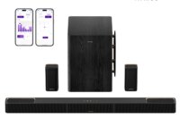 ULTIMEA 980W 7.1.4 Soundbar with Dolby Atmos&APP Control, 10" Wireless Subwoofer Surround Sound System TV Home Bluetooth Speaker