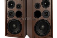 8 ohm Hifi Passive Speaker 1Pc 8 Inch 200W Bookshelf Speaker 3-Way Top Silk Film Tweeter Floor Fever Sound Box for Home Theather