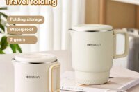 2025 New 3 in 1 Multifunctional Rice Cooker Portable Small Travel Electric Kettle Household Foldable Electric Cooker Hot Pot