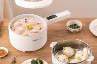 2.2L Electric Cooker Multi-Function Pot Double Layer Home High Capacity Hot Pot Noodle Cooker Non-Stick Pot Kitchen Tool 220V