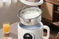 450W Multi-function Electric Cooking Pot Reservation Rice Cooker Non-stick Frying Pan Dormitory Noodle Pot Home Hot Pot 2L