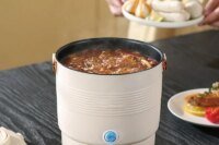 Multicooker Portable Cooking Machine Food Steamer Egg boiler Folding Silicone Kettle Hotpot Noodles Boiler For Travel 800ml
