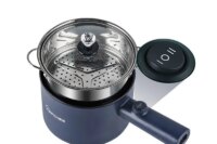 110V/220V Smart Electric Cook Pot Multi-function Pot Non-stick Rice Cooker Dormitory Electric Hot Pot Kitchen Appliances 1.8L