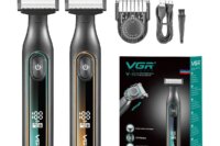 VGR Razor Professional Shaver Portable Body Hair Trimmer IPX6 Waterproof Beard Trimmer Rechargeable Shaver Electric Men V-360