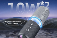 Zealot-m5 Portable Magnetic Bluetooth Speaker 2-in-1 Power on Couplet Mini Speaker Macaron Color Dual Channel Speaker,for Campin
