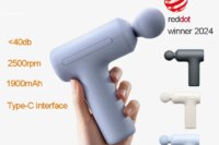 2025 XIAOMI Mijia Mini Fascia Gun 3 Portable Muscle Massage Gun 12kg Thrust Brushless Silent Motor 3 Massager Heads Relax Body