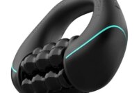 Mini Rolling Percussive Massager Whole Body Fatigue Relief Deep Tissue and Muscle Recovery Rechargeable Powerful 3-Speed Spin