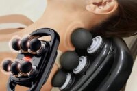 6 Head Massage Gun for Muscle Relief Deep Tissue Percussion for Neck Cervical Spine  Full Body
