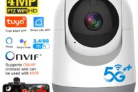 4MP Tuya WiFi Camera, 2.4/5G Dual Band Indoor Wireless IP Cam with AI Detect & Auto Tracking, Smart Home Security Baby Monitor