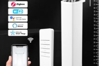 Work With Tuya Wifi/Zigbee Electric Curtain Shutter Motor with RF Remote 22.5CM Size APP Control Alexa Google Home SmartThings