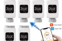 Tuya Smart WiFi Thermostatic Radiator Valve TRV Programmable APP Remote Temperature Controller Heater with Alexa Google Home
