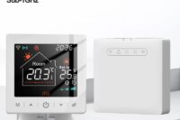 Smart home Wifi thermostat tuya RF wireless gas boiler heating programmable room temperature remote controller with alexa google