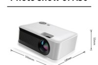 Portable Projector A30 Support 4K HDMI 1080P Mini Projectors Smart TV WIFI Home Theater Cinema Sync Android Phone Beamer LED
