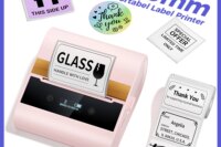 Phomemo M260 Label Maker 20-80mm Large Bluetooth Inkless Portable Label Sticker Printer Thermal Printer for Business Home Office