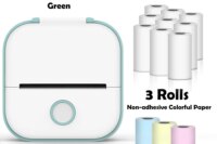 Phomemo T02 Mini Thermal Printer Wireless Mini Pocket Printer, Adhesive Sticker Printer for DIY, Journal, Student Birthday Gift