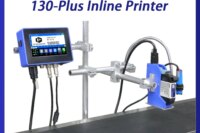 EURANNIT 130Plus Industrial Online Inkjet Printer 12.7/25.4mm Nozzle with Plastic Body QR Barcode Batch Number Logo Date Printer