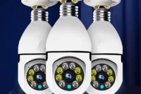 Free App E27 Bulb IP Camera 3MP WiFi Wireless Indoor Cam AI Auto Tracking Pet Baby Monitor Home Security Surveillance Camera